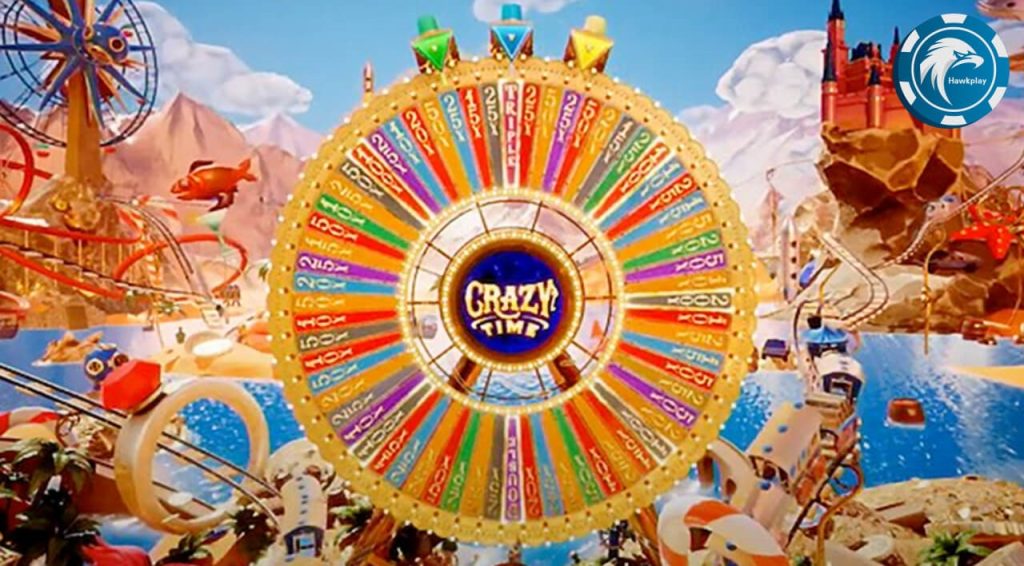 When the wheel stops at "Crazy Time"