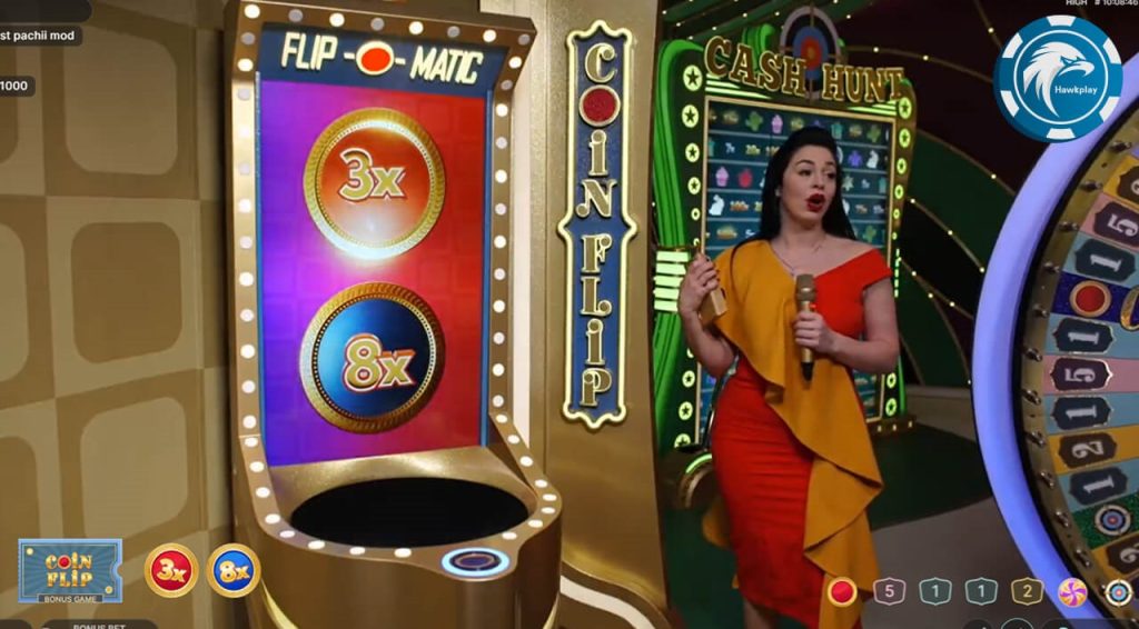 Crazy Time's Bonus Game 2: Coin Flip
