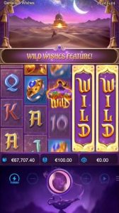 Wild Wishes Feature Model #1 on PG Slot – Genie's 3 Wishes