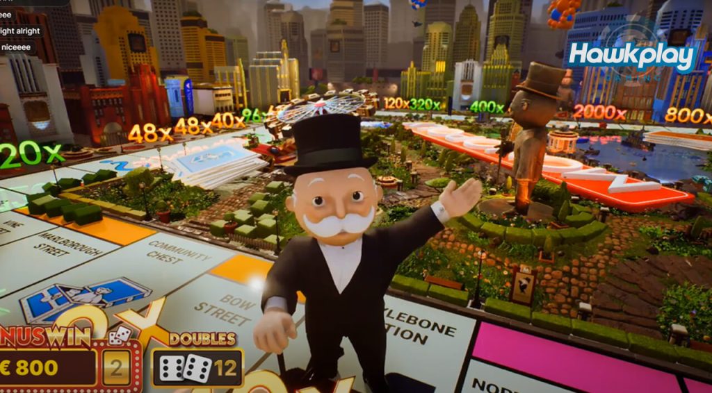 Evolution Monopoly live enter the bonus game